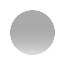 Badkamerspiegel Lara Rond 80x80cm incl Spiegelverwarming SaniPro Anti Condens Geintegreerde LED Verlichting achter Touch Schakelaar