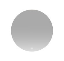 Badkamerspiegel Lara Rond 100x100cm incl Spiegelverwarming SaniPro Anti Condens Geintegreerde LED Verlichting achter Touch Schakelaar