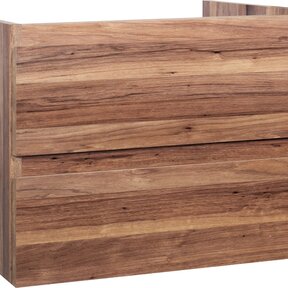 Wastafelonderkast Sally Garda Walnoot 100cm 96x45,5x50cm 2x Softclose lades MDF Voorgemonteerd