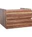 Wastafelonderkast Sally Garda Walnoot 100cm 96x45,5x50cm 2x Softclose lades MDF Voorgemonteerd
