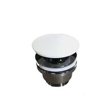 Sanipro clickwaste solid surface mat wit Afvoerplug