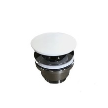 Sanipro clickwaste solid surface mat wit Afvoerplug