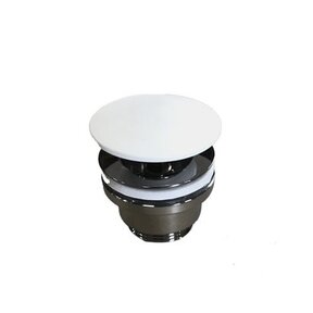 Sanipro clickwaste solid surface mat wit Afvoerplug