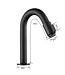 Fonteinkraan Donna Mat Zwart Roterend bediening fonteinkraan met draaiknop koud messing 19cm