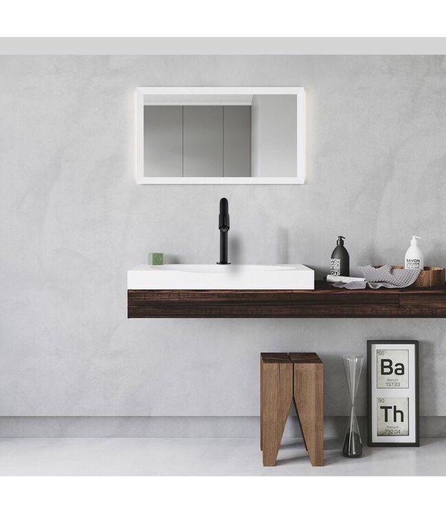 SANI-SUPPLY Fonteinkraan Donna Mat Zwart Roterend bediening fonteinkraan met draaiknop koud messing 19cm