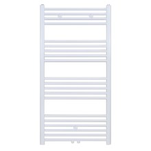 Handdoekradiator Wit 120x50cm 638 Watt Middenaansluiting Belrad Designradiator