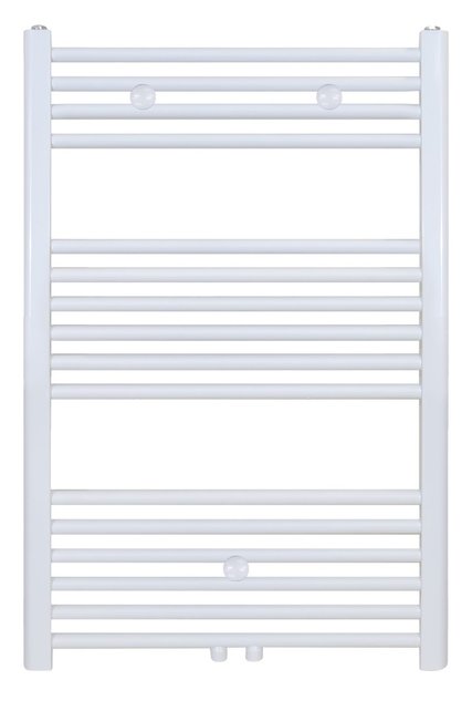 Handdoekradiator Wit 100x50cm 536 Watt Middenaansluiting Belrad
