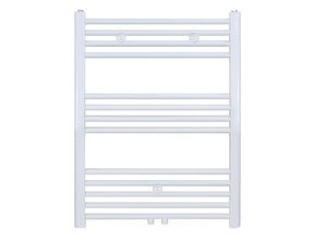 Handdoekradiator Wit 80x50cm 510 Watt Middenaansluiting Belrad