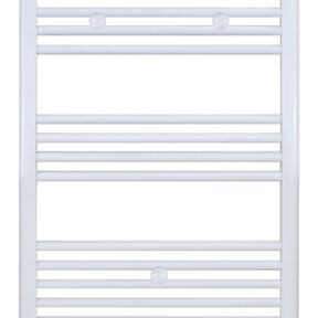 Handdoekradiator Wit 80x50cm 510 Watt Middenaansluiting Belrad