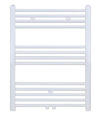 BELRAD Handdoekradiator Wit 80x50cm 510 Watt Middenaansluiting Belrad