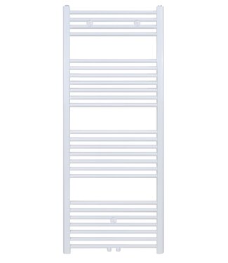 BELRAD Handdoekradiator Wit 140x40cm 672 Watt Middenaansluiting Belrad
