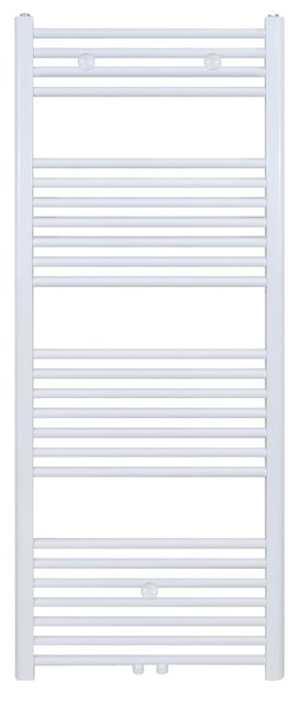 Handdoekradiator Wit 140x40cm 672 Watt Middenaansluiting Belrad