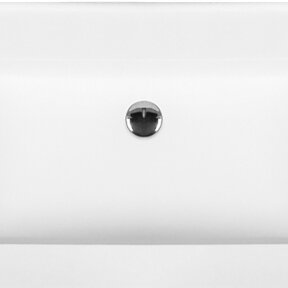 Creavit Wastafel 100cm Solid Surface zonder kraangat zonder overloop