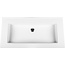 CREAVIT Creavit Wastafel 80cm Solid Surface zonder kraangat zonder overloop