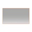 Badkamerspiegel Cabana 100x60cm Koper Geintegreerde LED Verlichting Verwarming Anti Condens Touch Lichtschakelaar