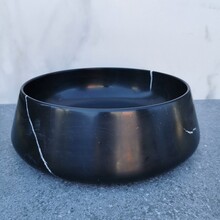 SaniPro Emperador Zwart Marmer Waskom 41x13cm