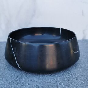 SaniPro Emperador Zwart Marmer Waskom 41x13cm