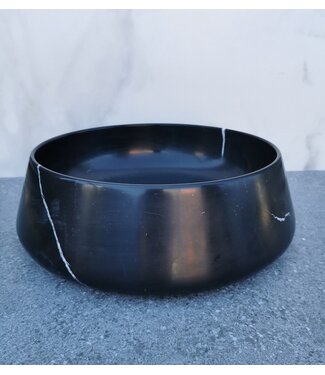 SANI-SUPPLY SaniPro Emperador Zwart Marmer Waskom 41x13cm