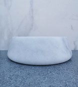 SaniPro Emperador Wit Marmer Waskom 41x13cm Natuursteen