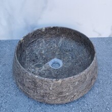 SaniPro Emperador Zilver Marmer Waskom 41x13cm Natuursteen