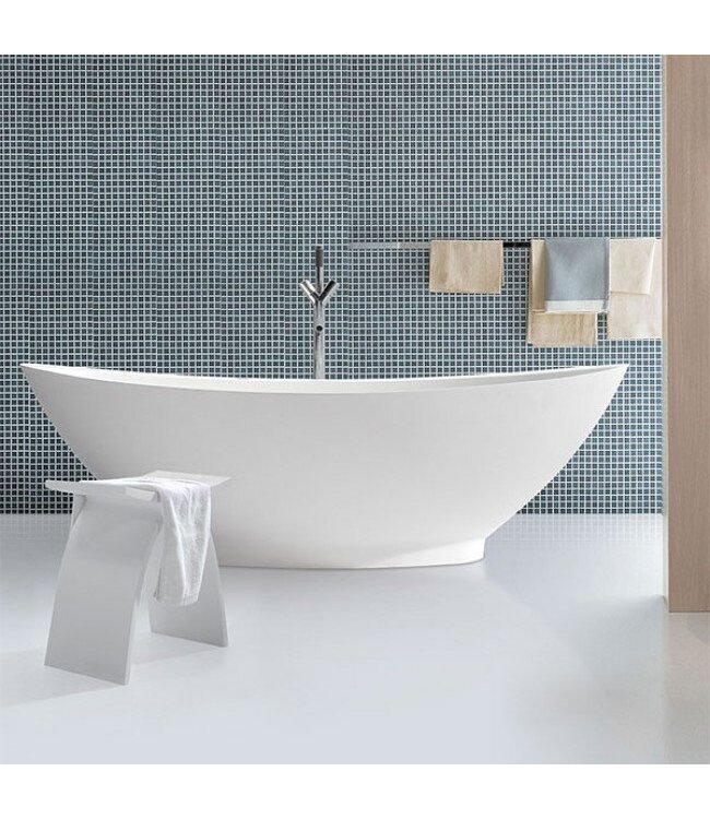 Douchekruk Solid Surface Luci Mat Wit