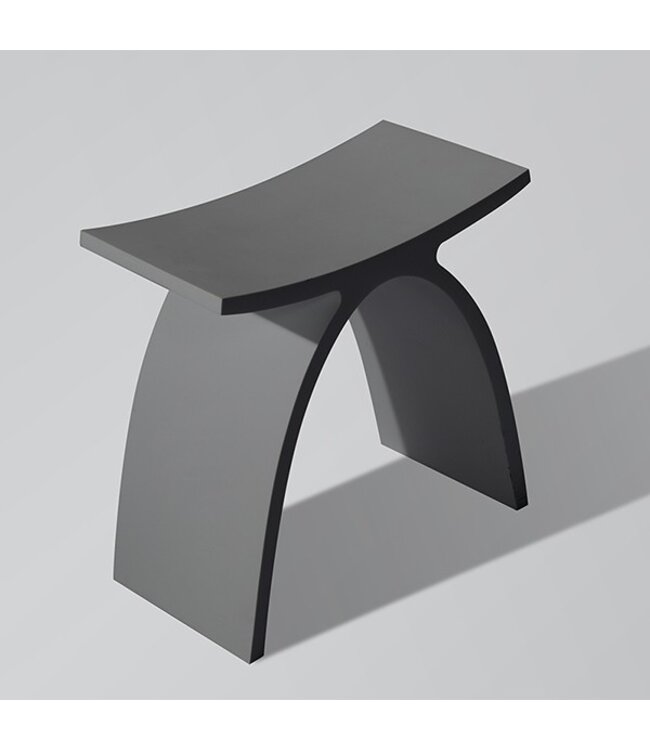 Douchekruk Solid Surface Luci Antraciet