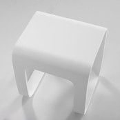 Douchekruk Solid Surface Buddy Mat Wit