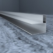 Hoekprofiel voor Nisdeur en Zijwand 10mm