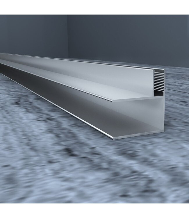 Hoekprofiel voor Nisdeur en Zijwand 10mm