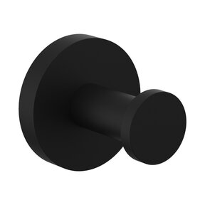 Handdoekhaak Rondo Mat Zwart