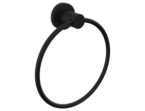 Handdoekring Rondo Mat Zwart