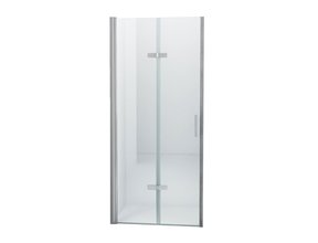 Douchedeur Miami Nisdeur Vouwdeur 90x202cm Antikalk Helder Glas Chroom Profiel 8mm Veiligheidsglas