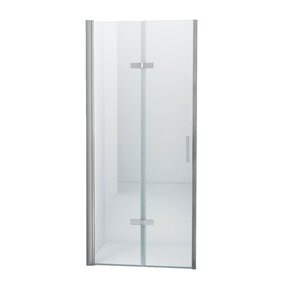 Douchedeur Miami Nisdeur Vouwdeur 90x202cm Antikalk Helder Glas Chroom Profiel 8mm Veiligheidsglas