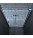 Douchedeur Miami Nisdeur Vouwdeur 90x202cm Antikalk Helder Glas Chroom Profiel 8mm Veiligheidsglas