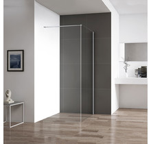 Inloopdouche 140x200cm Antikalk Helder Glas Chroom Profiel 8mm Veiligheidsglas Easy Clean