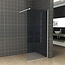 DIAMOND LINE Inloopdouche 100x200cm Antikalk Rookglas 8mm Mat Wit Veiligheidsglas