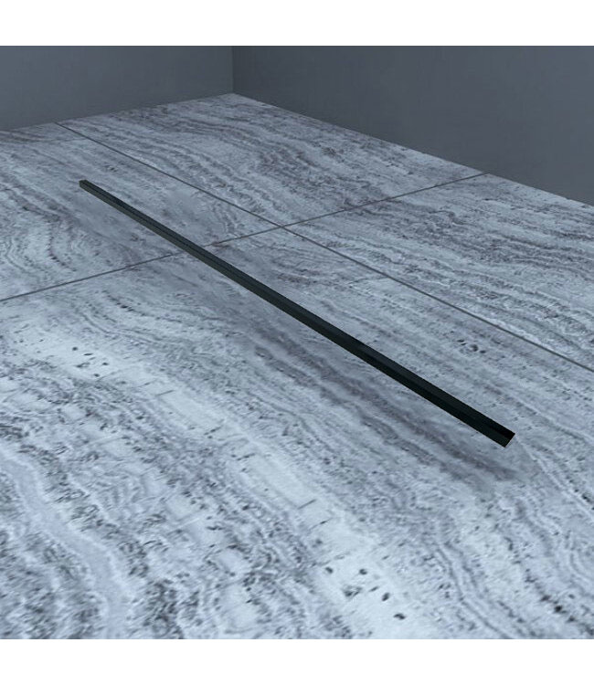 Stabilisatiestang Inloopdouche Zwart 1200mm