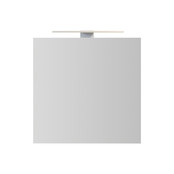 Spiegelkast Pandora 60x60x14cm Aluminium LED Verlichting Stopcontact Binnen en Buiten Spiegel Glazen Planken Spiegelkast Pandora 60x60x14cm Aluminium LED Verlichting Stopcontact Binnen en Buiten Spiegel Glazen Planken