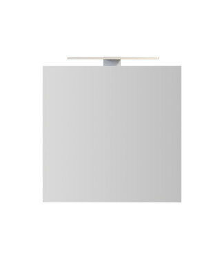 Spiegelkast Pandora 60x60x14cm Aluminium LED Verlichting Stopcontact Binnen en Buiten Spiegel Glazen Planken