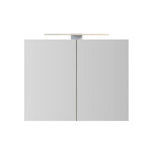 Spiegelkast Pandora 80x60x14cm Aluminium LED Verlichting Stopcontact Binnen en Buiten Spiegel Glazen Planken