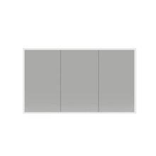 Spiegelkast Quatro 120x70x13cm Aluminium Geintegreerde LED Verlichting Sensor Lichtschakelaar Stopcontact Glazen Planken