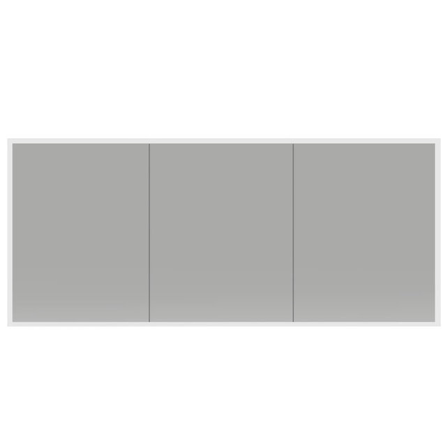 Spiegelkast Quatro 160x70x13cm Aluminium Geintegreerde LED Verlichting Sensor Lichtschakelaar Stopcontact Glazen Planken Spiegelkast Quatro 160x70x13cm Aluminium Geintegreerde LED Verlichting Sensor Lichtschakelaar Stopcontact Glazen Planken
