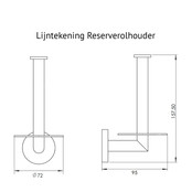Toilet Accessoires Set Rondo Mat Zwart Toiletborstelhouder Reserverolhouder Toiletrolhouder en Handdoekring
