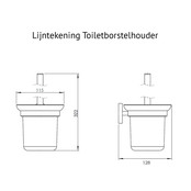 Toilet Accessoires Set Rondo Chroom Toiletborstelhouder Reserverolhouder Toiletrolhouder en Handdoekring