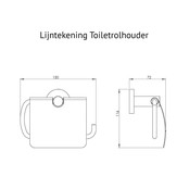 Toilet Accessoires Set Rondo RVS Toiletrolhouder Toiletborstelhouder en Jashaak