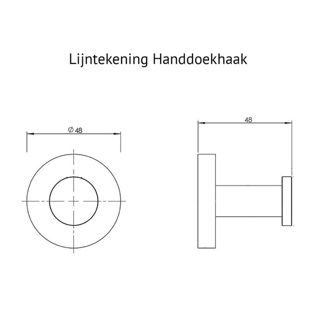 Toilet Accessoires Set Rondo Mat Zwart Luxe Borstel Set luxe Toiletrolhouder Handdoekhaak en Dubbele Reserverolhouder