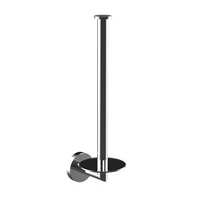 Reserverolhouder Rondo Dubbel Messing Chroom