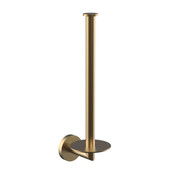 Reserverolhouder Rondo Dubbel Messing Goud Reserverolhouder Rondo Dubbel Messing Goud