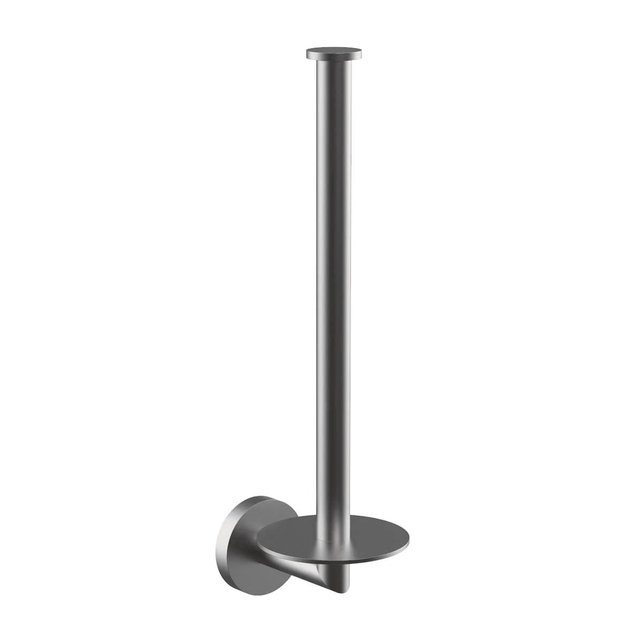 Reserverolhouder Rondo Dubbel Messing RVS