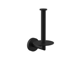 Reserverolhouder Rondo Messing Mat Zwart